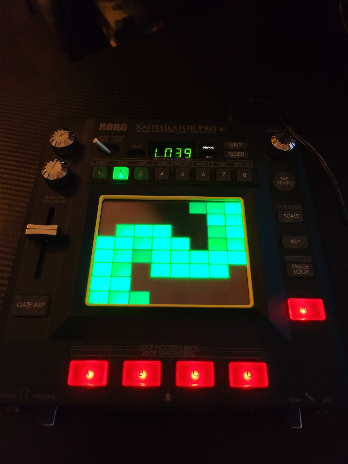 Korg Kaossilator Pro+ Dynamic Phrase Synthesizer, Ophalen, Zo goed als nieuw, 61 toetsen, Korg