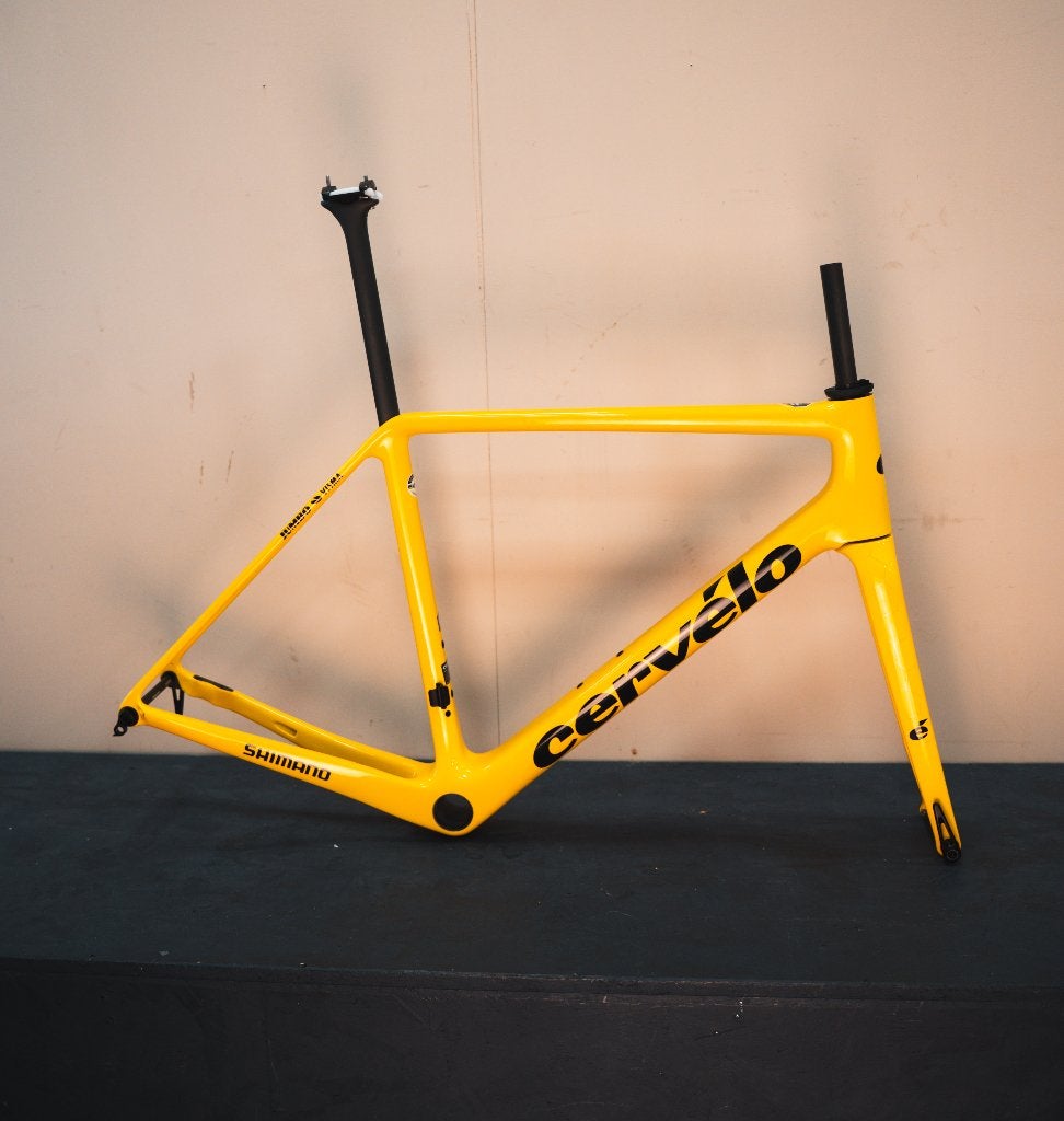 Cervélo R5 Frameset Maat 56 Tour de France Geel Jumbo-Visma, Cervelo, Frame, Cervelo, Nieuw