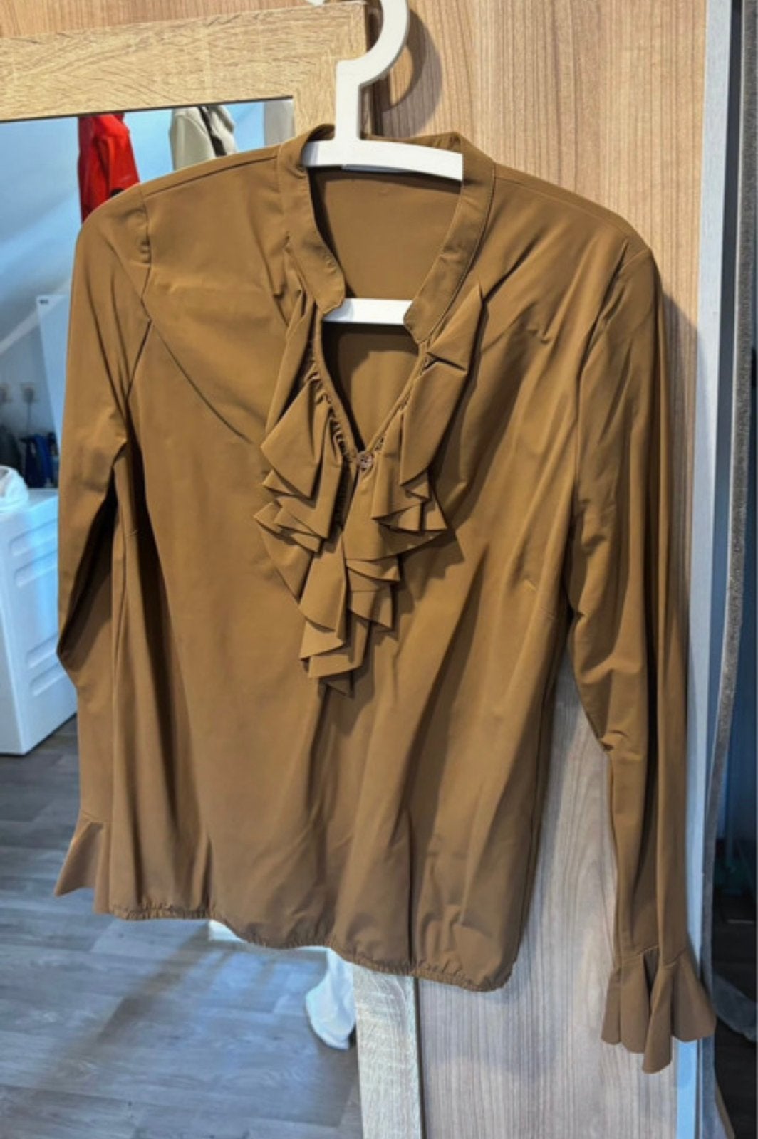 Bruine travelblouse Helena Hart, Ophalen of Verzenden, Zo goed als nieuw, Maat 34 (XS) of kleiner, Bruin