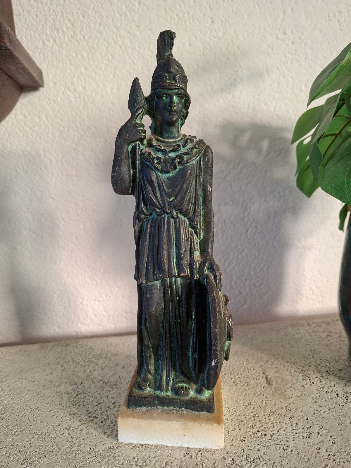prachtig bronzen beeld pallas athena, Ophalen of Verzenden