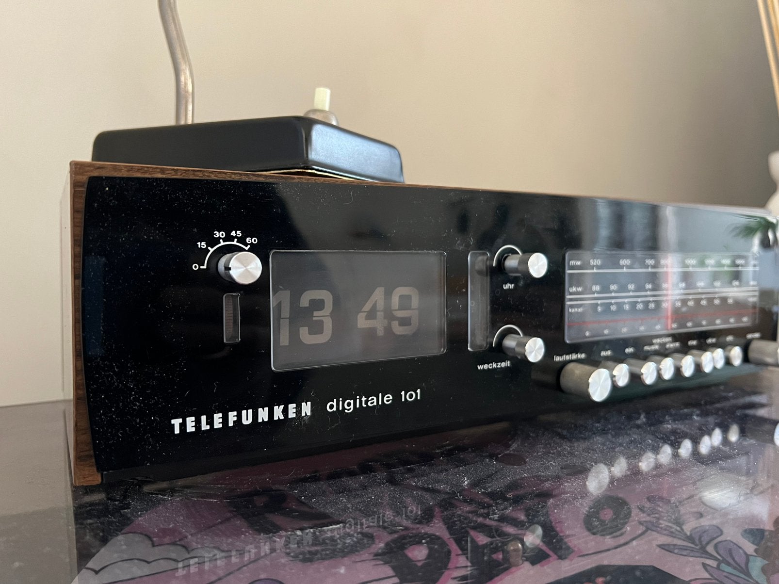 Telefunken Digitale 101 Flipklok en radio, Ophalen of Verzenden, Gebruikt, Overige typen
