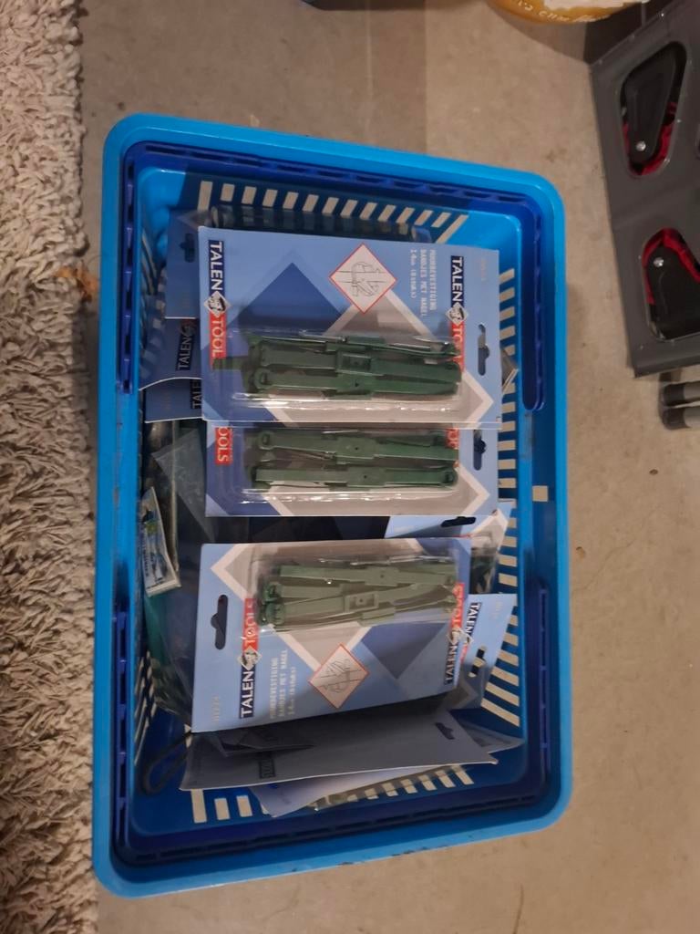 Talen Tools Muurbevestiging Bandjes met Nagel (8 stuks), Ophalen of Verzenden, Nieuw, Overige soorten, Talen Tools