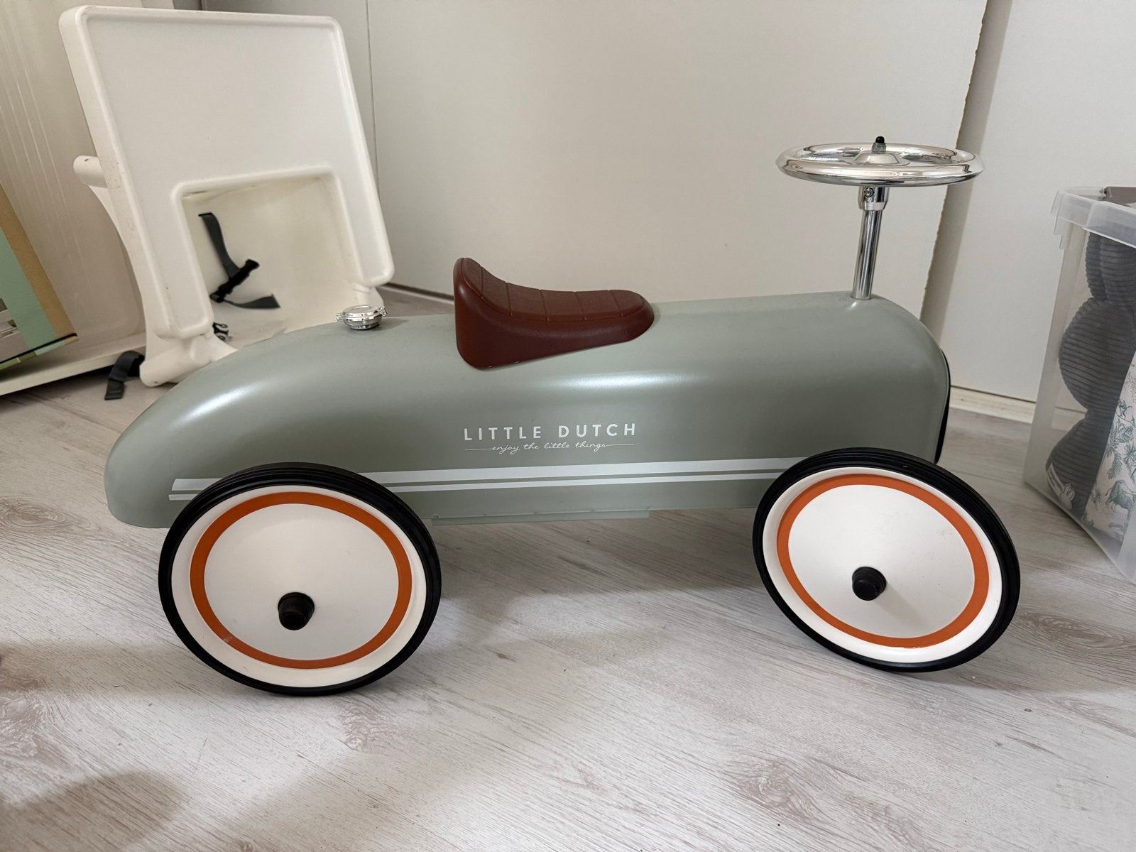Little Dutch Loopauto - Mintgroen, Ophalen, Zo goed als nieuw, Loopvoertuig