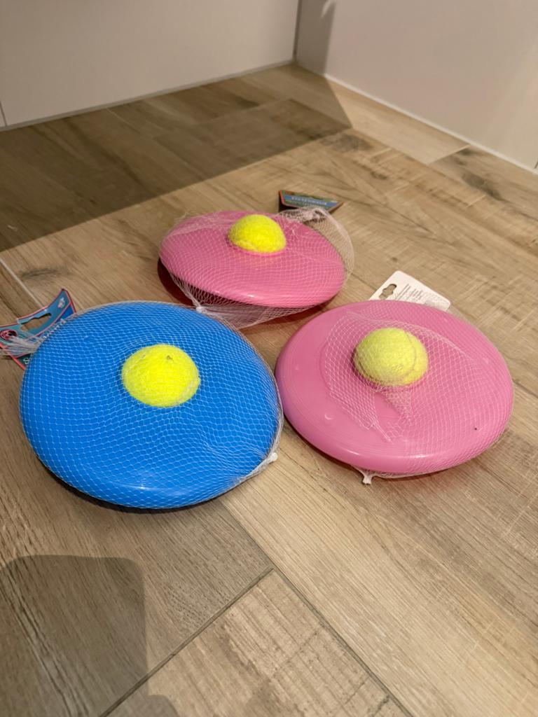 Frisbee met bal, Ophalen of Verzenden, Nieuw, Hondenballen
