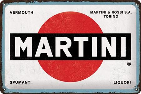 Martini Vermouth logo relief reclamebord van metaal wandbord, Reclamebord, Info@deconoord.nl, Deco Noord, Nieuw
