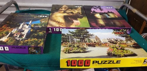 legpuzzels 1000 stuks, Ophalen of Verzenden, 'T Olde Gre-j, Info@toldegrej.nl, Endepoelstraat 20f Didam