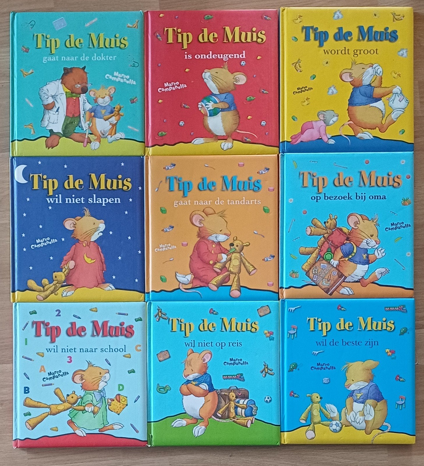 set: 9x Tip de Muis boeken, Gelezen, Fictie algemeen, Jongen of Meisje, Ophalen of Verzenden