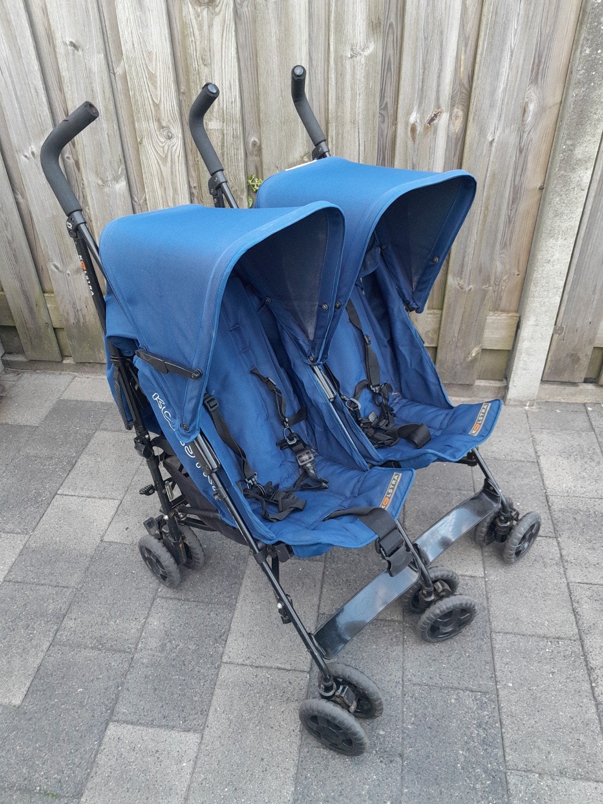 Koelstra duowagen - dubbele buggy, Ophalen, Gebruikt, Koelstra, Duomodel