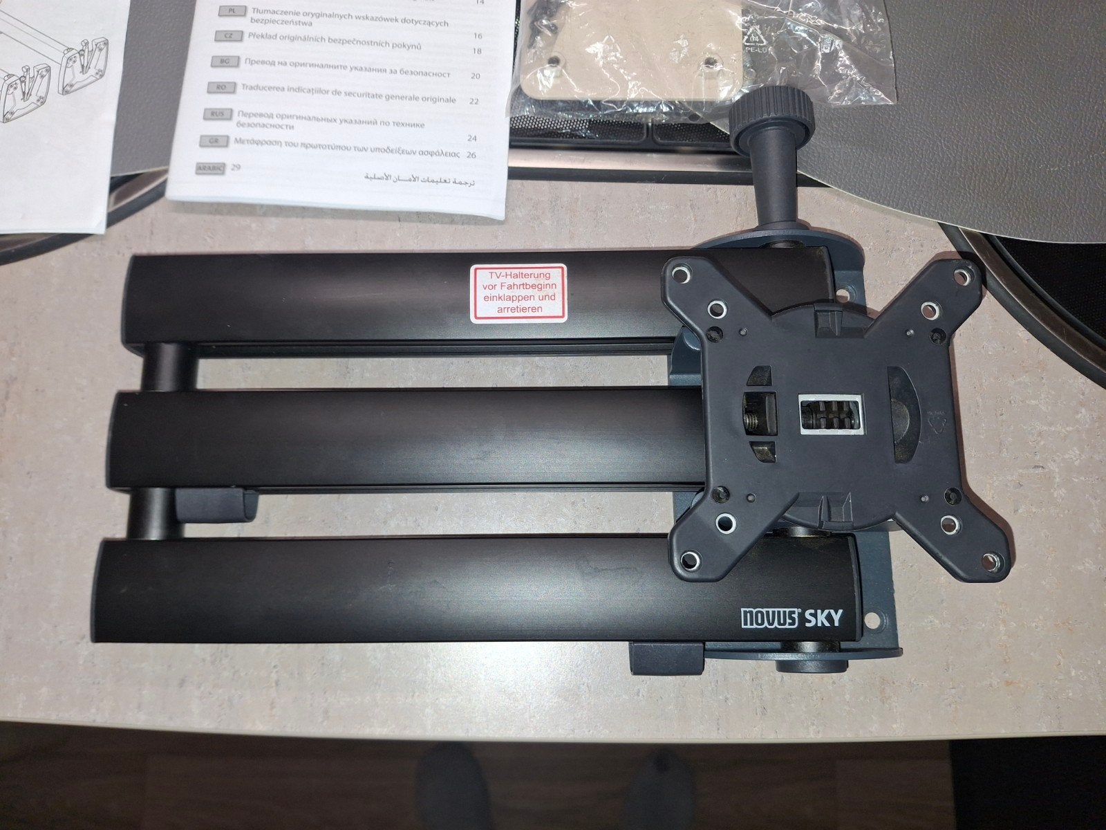 Novus Sky TV Beugel 50cm voor Caravan/Camper, Ophalen of Verzenden, Nieuw