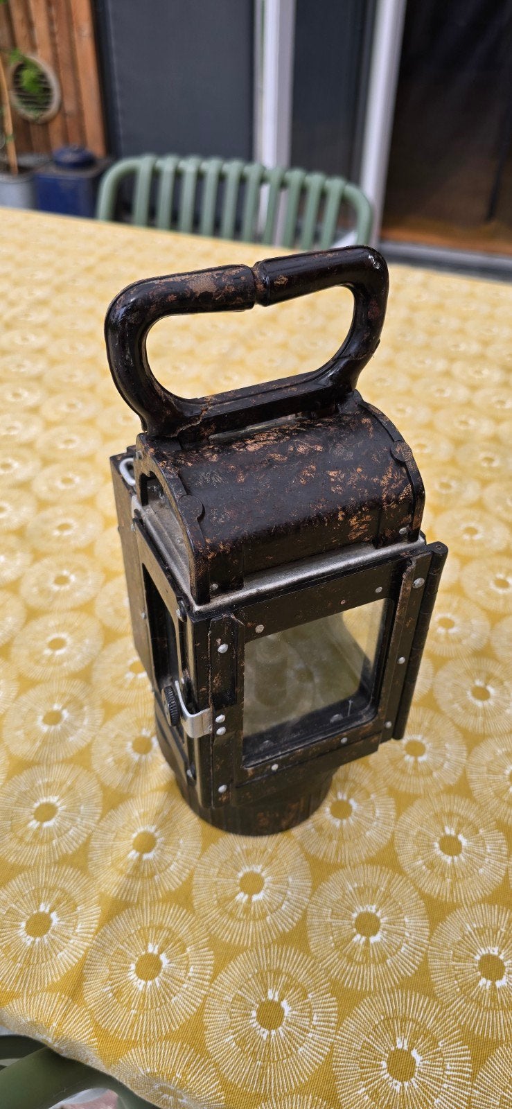 Wehrmacht carbidlantaarn ww2, Antiek en Kunst, Antiek | Lampen, Ophalen of Verzenden
