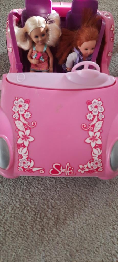 Steffi Love cabrio met twee poppen, Ophalen of Verzenden, Gebruikt, Overige typen
