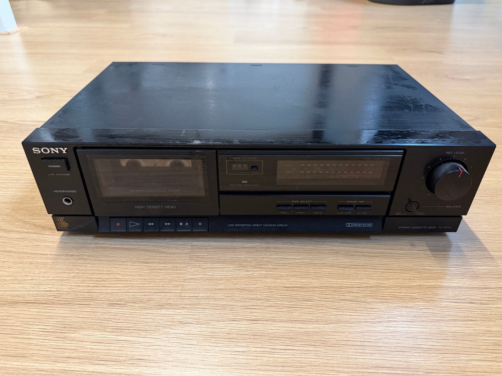 Sony TC-FX110 Stereo Cassettedeck - Vintage Audio, Ophalen of Verzenden, Enkel, Sony, Tape counter