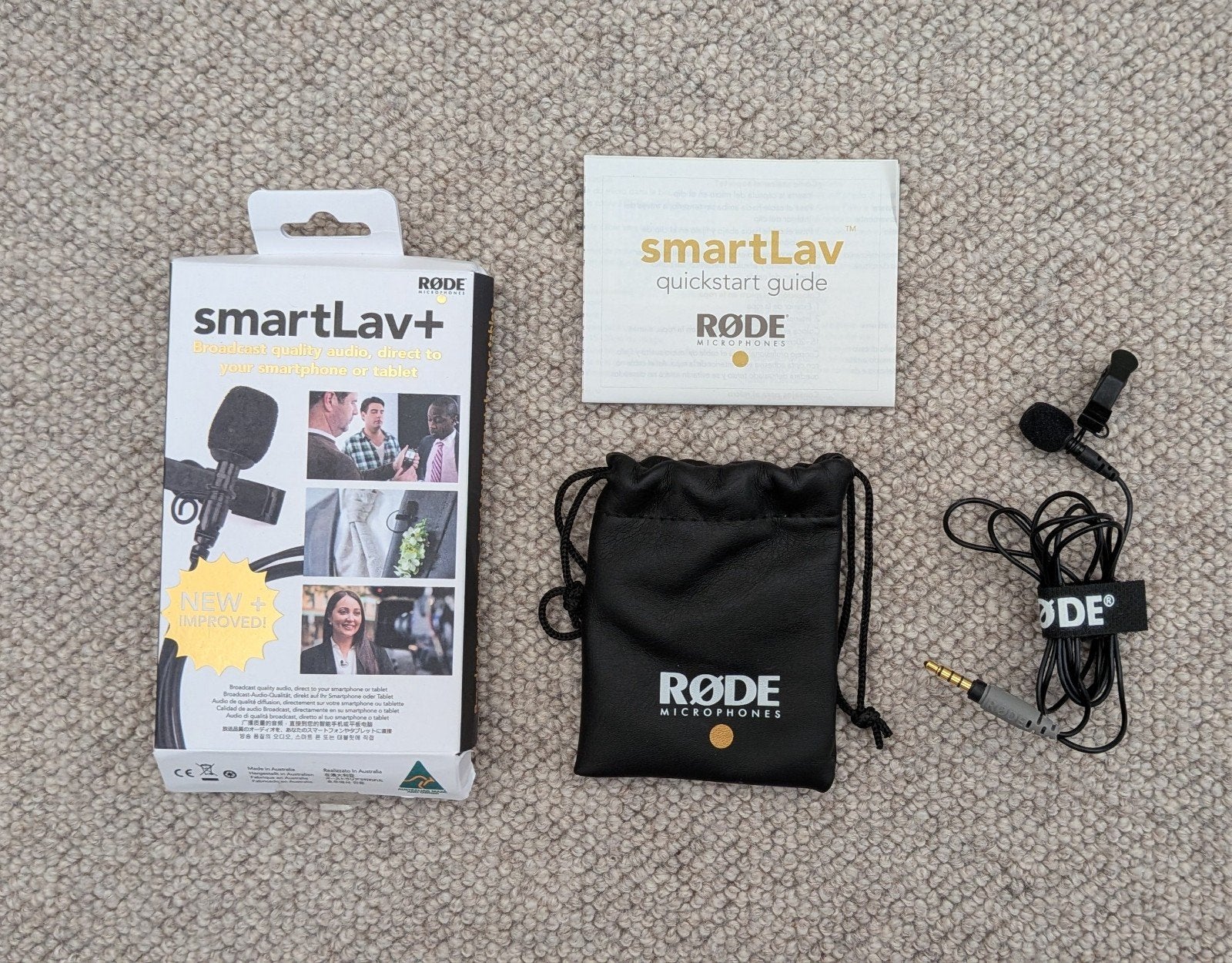 Rode SmartLav+ microfoon voor smartphone/tablet, Muziek en Instrumenten, Ophalen of Verzenden, Zo goed als nieuw, Overige typen