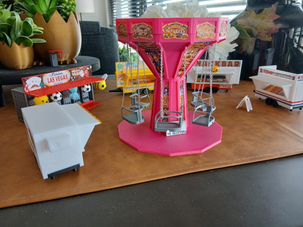 Zweefmolen - Draaimolen KERMIS MINIATUUR, Ophalen of Verzenden, Nieuw, 1:32 tot 1:50