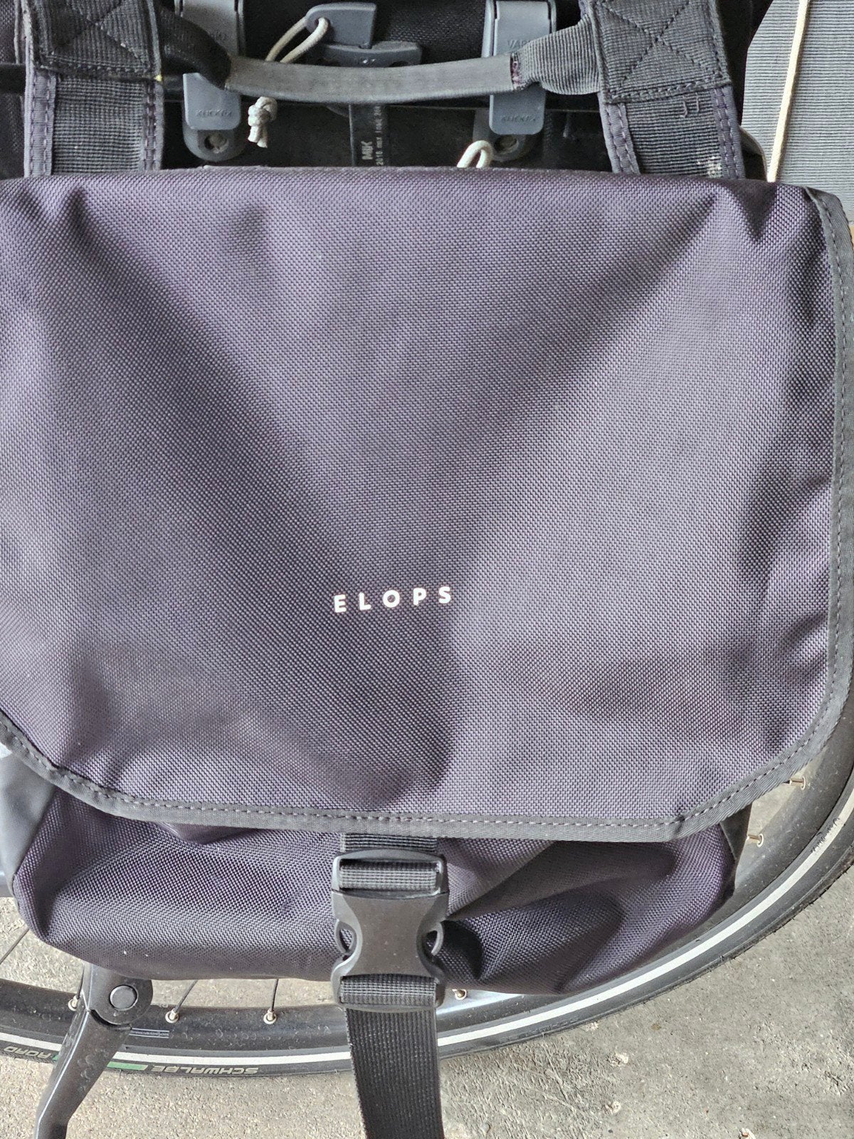 Grote 100% waterdichte fietstas - 2 x 20 liter, Ophalen, Gebruikt, Elops