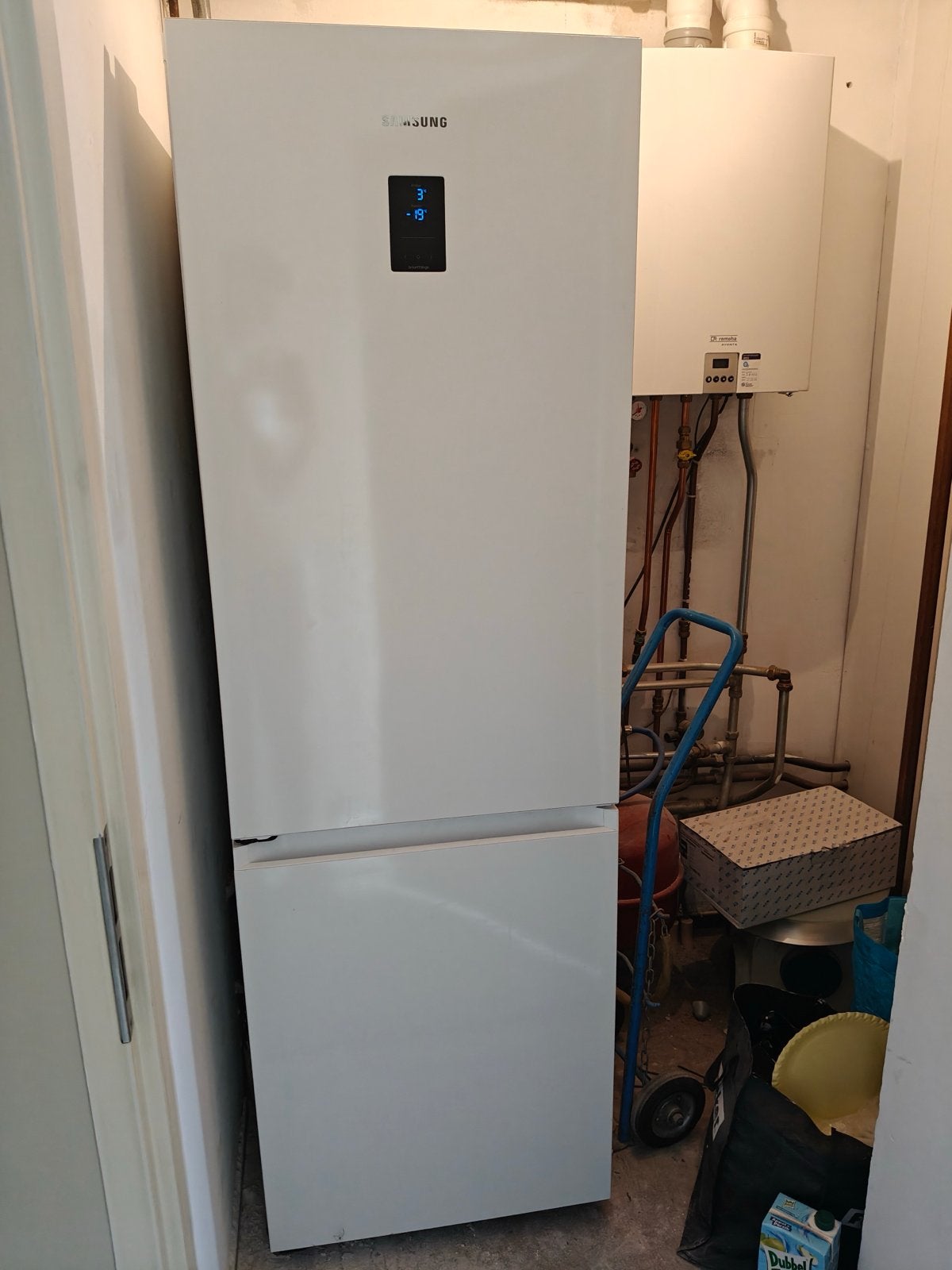 Samsung No Frost Koel-vriescombinatie koelkast vriezer, Ophalen, 200 liter of meer, Met aparte vriezer, 160 cm of meer