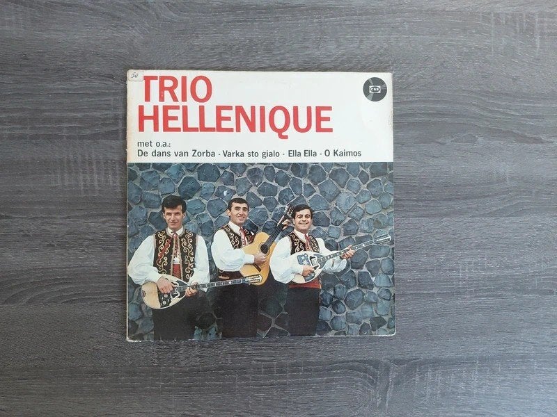 Trio Hellenique - De Dans van Zorba - Vinyl LP, Cd's en Dvd's, Ophalen of Verzenden, 1960 - 1969, Gebruikt, 12 inch