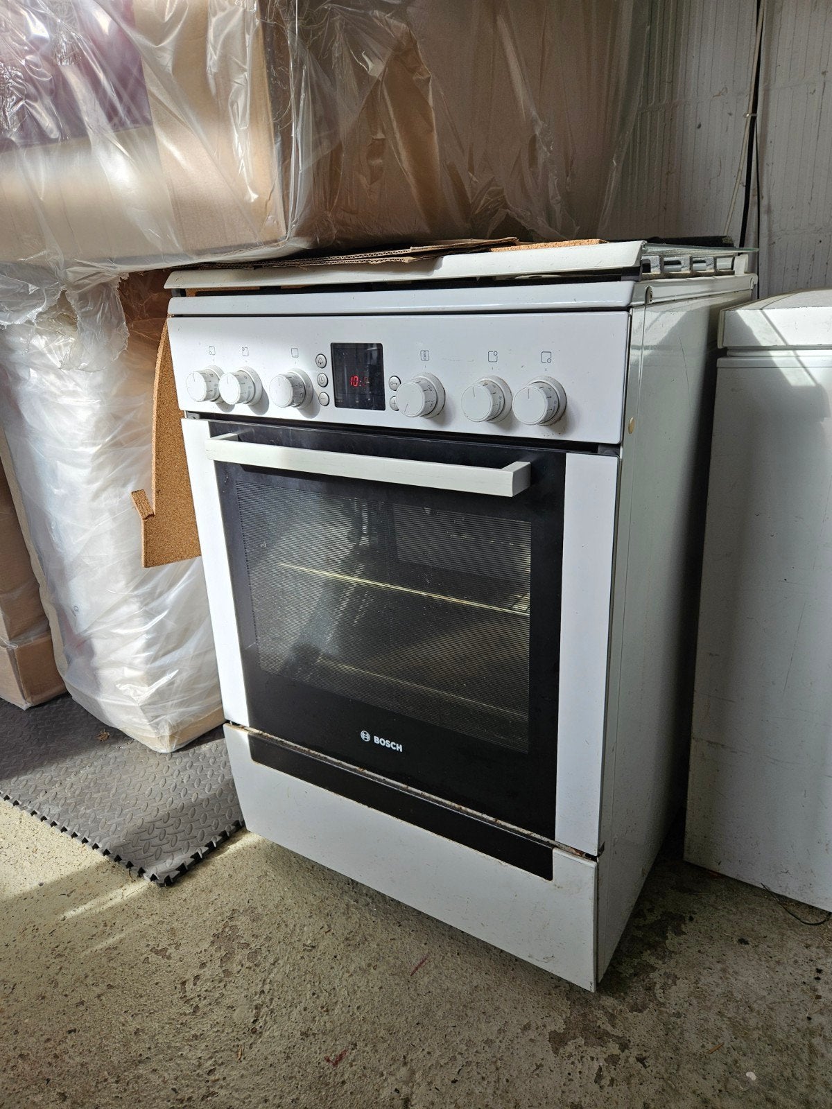 Bosch gasfornuis met oven - Goede staat, werkt perfect!, Witgoed en Apparatuur, Ophalen, Gebruikt, 4 kookzones, Gas