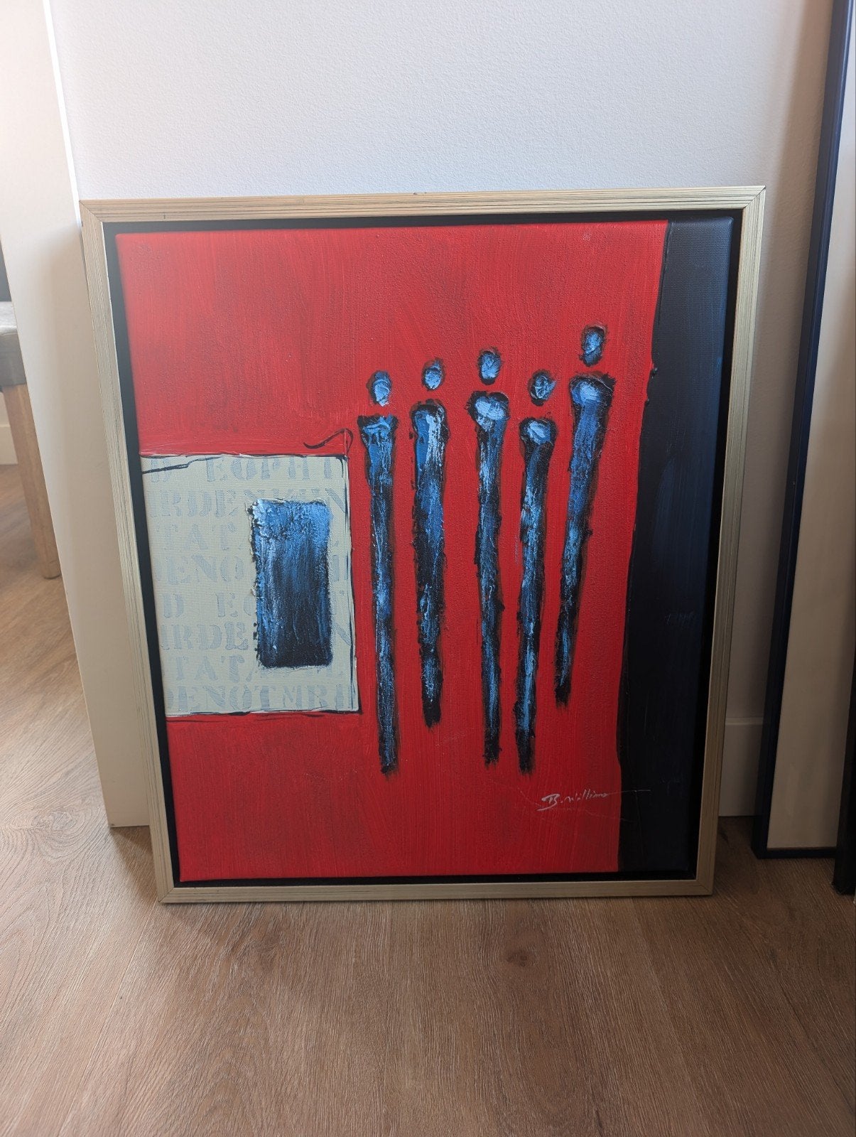 Schilderij door B. Williams, Ophalen