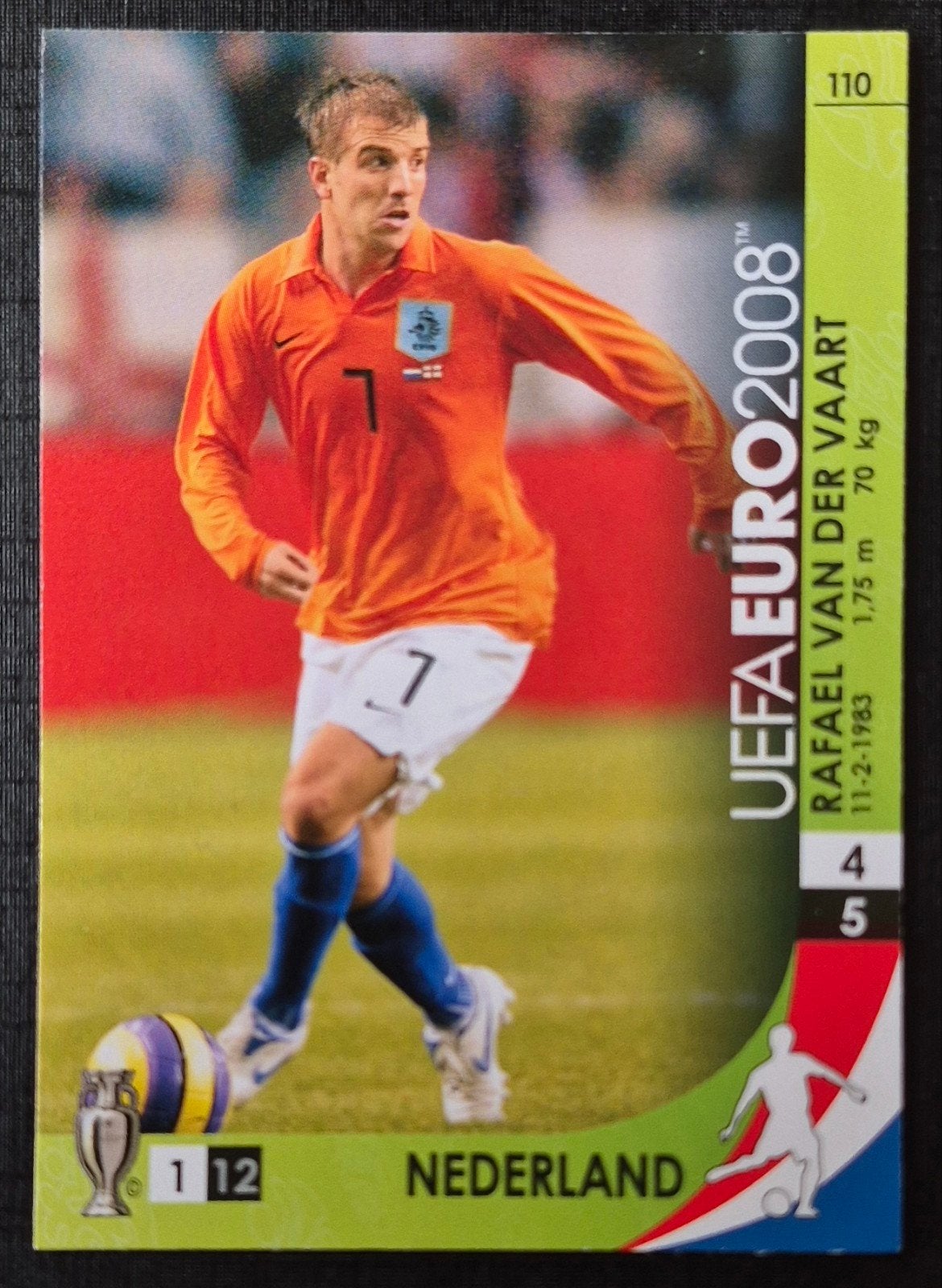 Rafael van der Vaart Panini kaart EK 2008, Ophalen of Verzenden, Zo goed als nieuw, Buitenlandse clubs, Poster, Plaatje of Sticker
