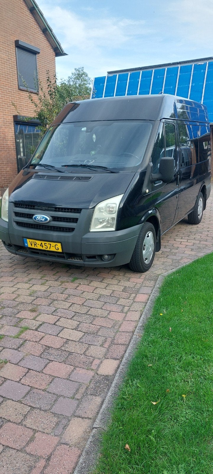 Ford transit 2009 9 personen 170333 km! met airco, Auto's, Ford, 13 km/l, 4 cilinders, Zwart, 2092 kg