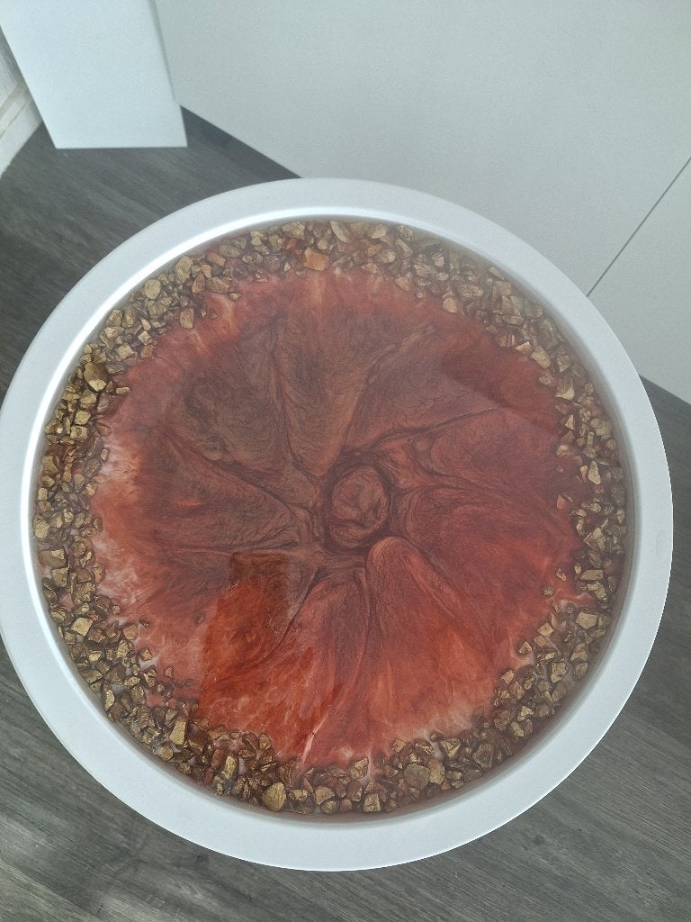 bijzettafel - kofietafel, Ophalen, Rond, Nieuw, Minder dan 50 cm