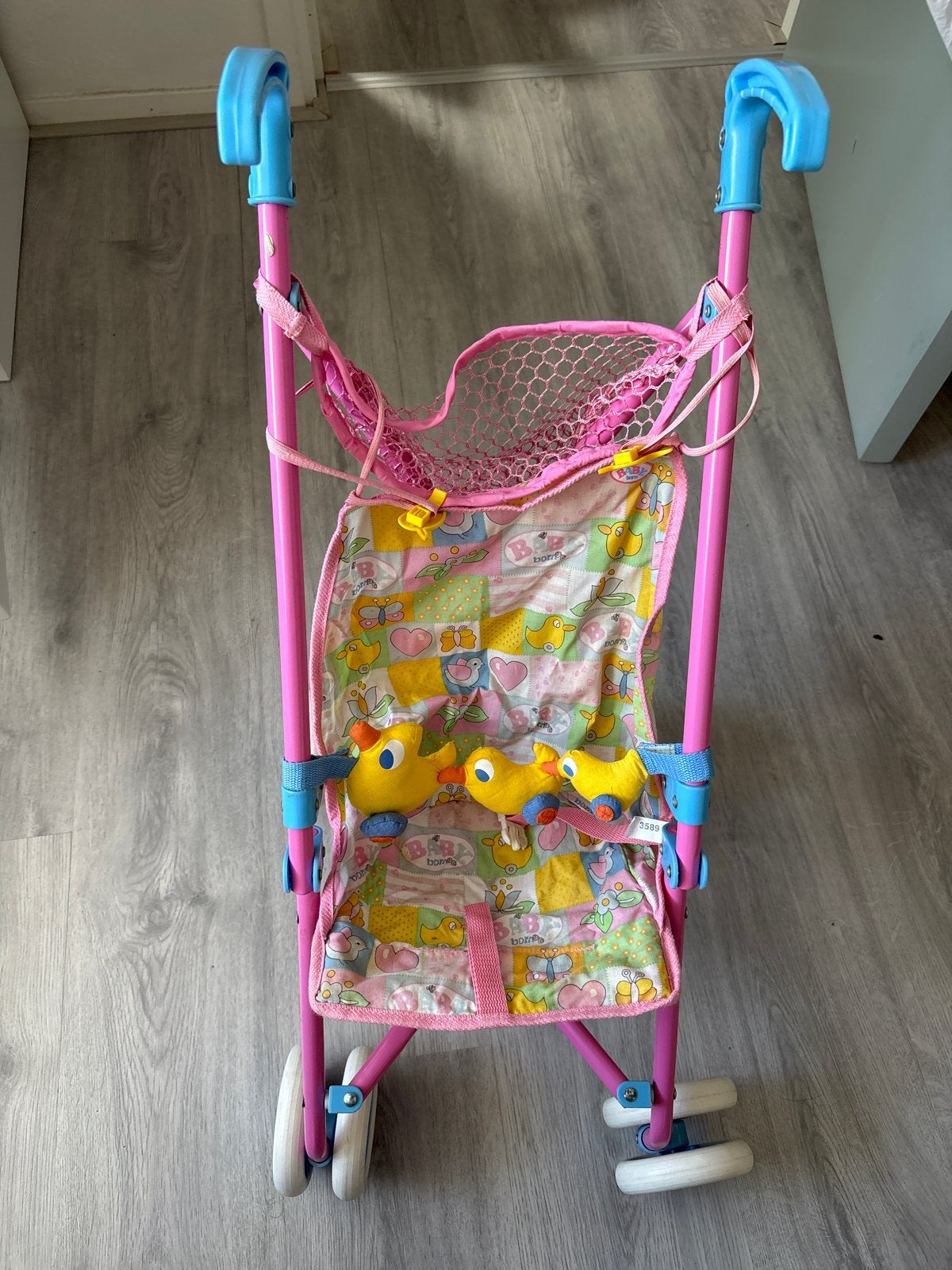 Baby Born poppenbuggy met eendjes, Ophalen of Verzenden, Gebruikt, Overige typen