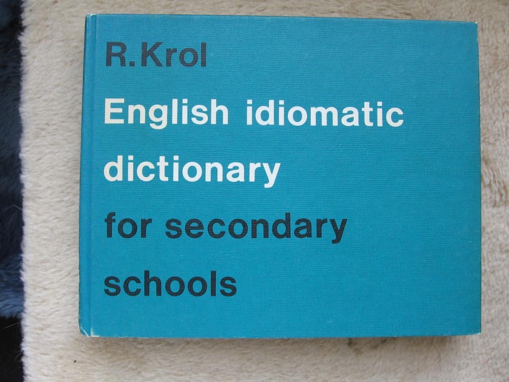 R. Krol - English Idiomatic Dictionary for Secondary Schools, Ophalen of Verzenden, Gelezen, R. Krol