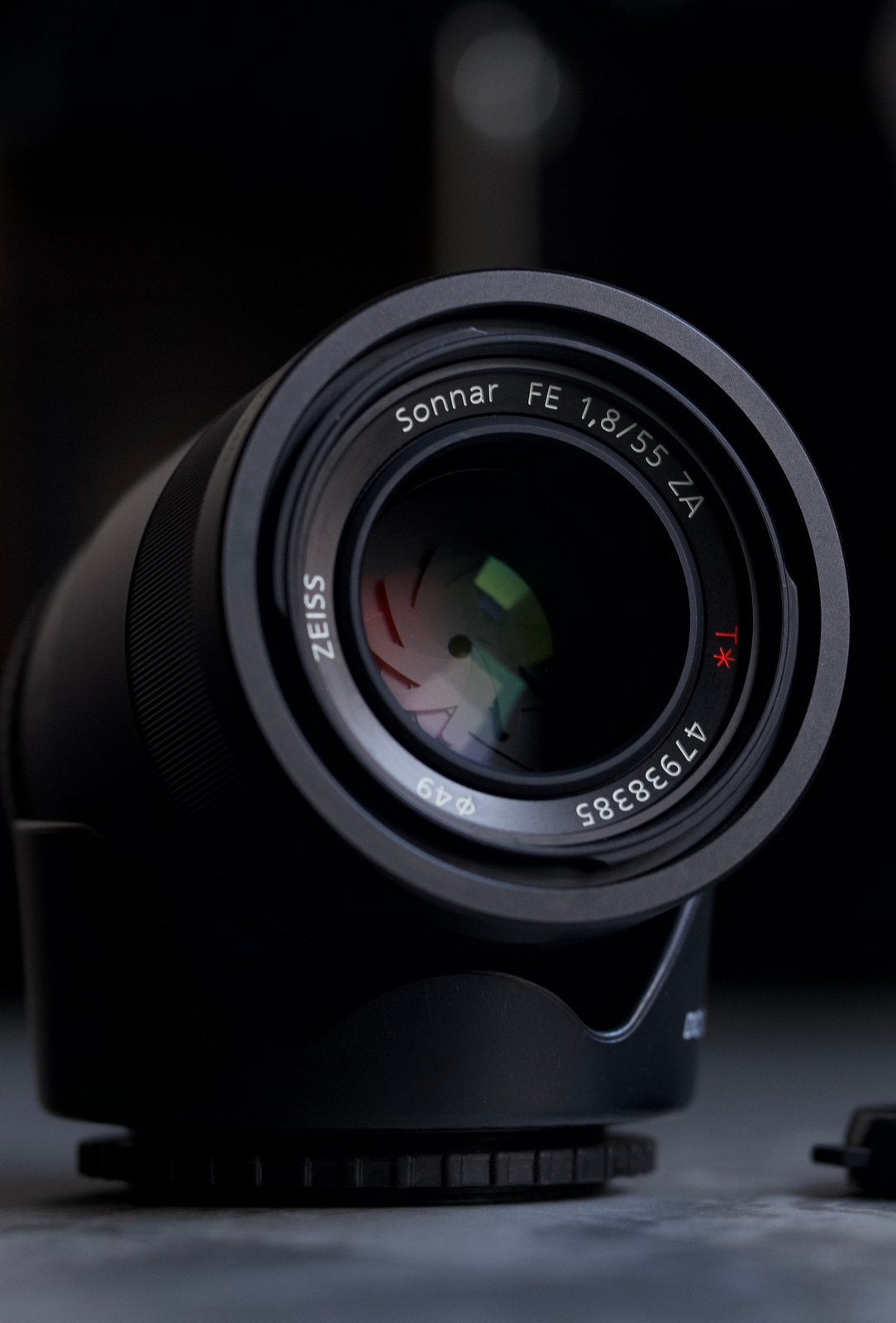Sony Zeiss Sonar 55mm 1.8 voor sony Fe mount, Ophalen of Verzenden, Zo goed als nieuw, Standaardlens
