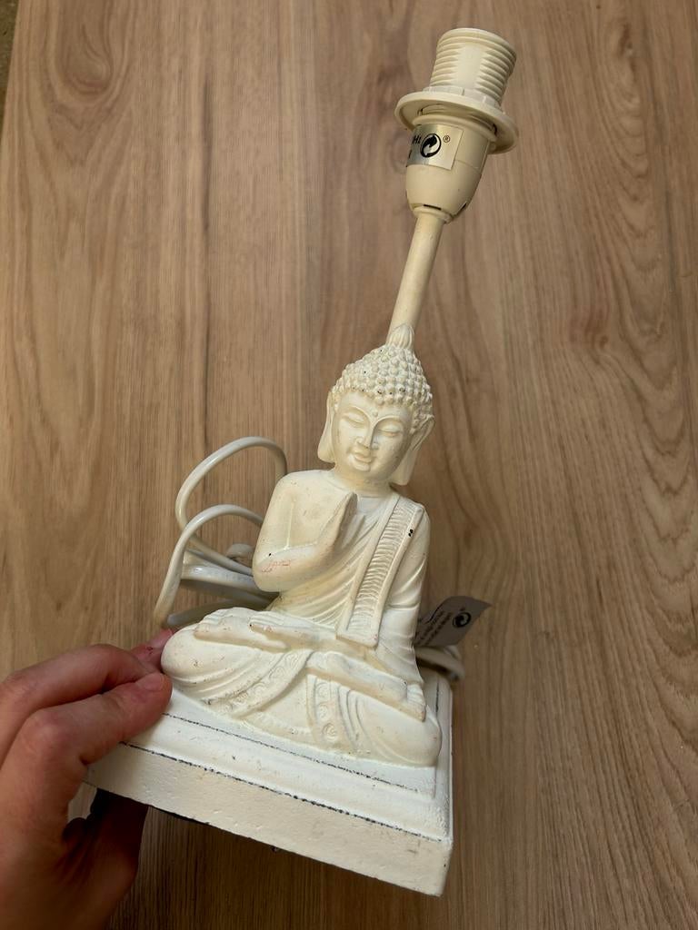 Nieuwe Buddha lampvoet - Wit, Ophalen of Verzenden, Nieuw