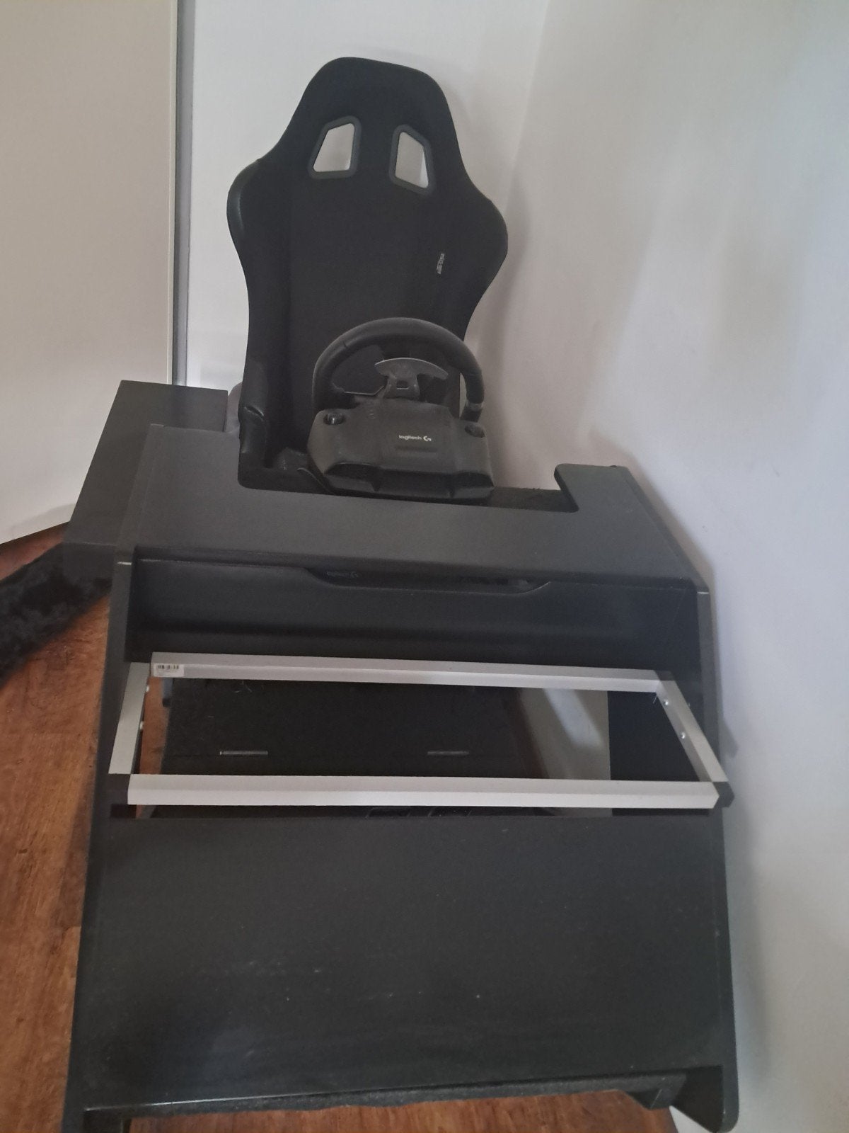 Sim Racing Cockpit met Logitech G29, Spelcomputers en Games, Spelcomputers | Overige, Gebruikt, Overige merken, Ophalen