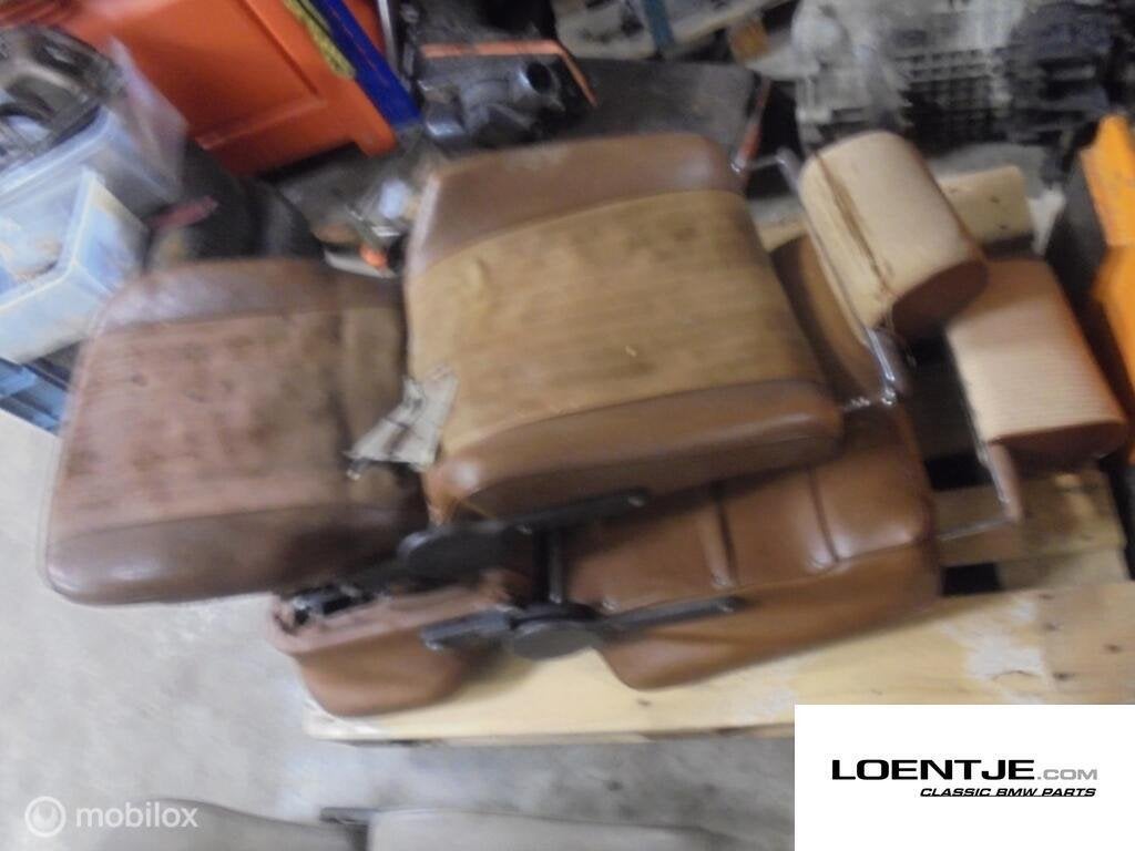 set bruine stoelen BMW 02 oud type 1602 1802 2002 ti tii, Gebruikt, Ophalen of Verzenden, BMW, BMW