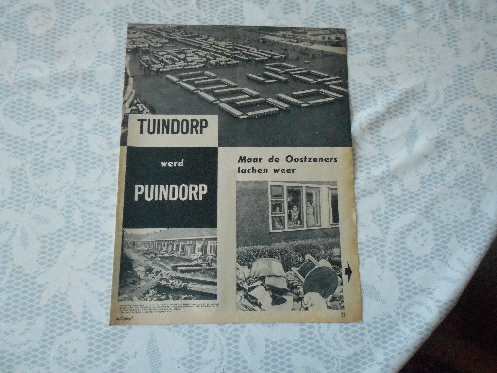 Tuisdorp Oostzaan. Puindorp. Lachen weer. 1960., Ophalen of Verzenden, 1960 tot 1980, Nederland, Knipsel(s)