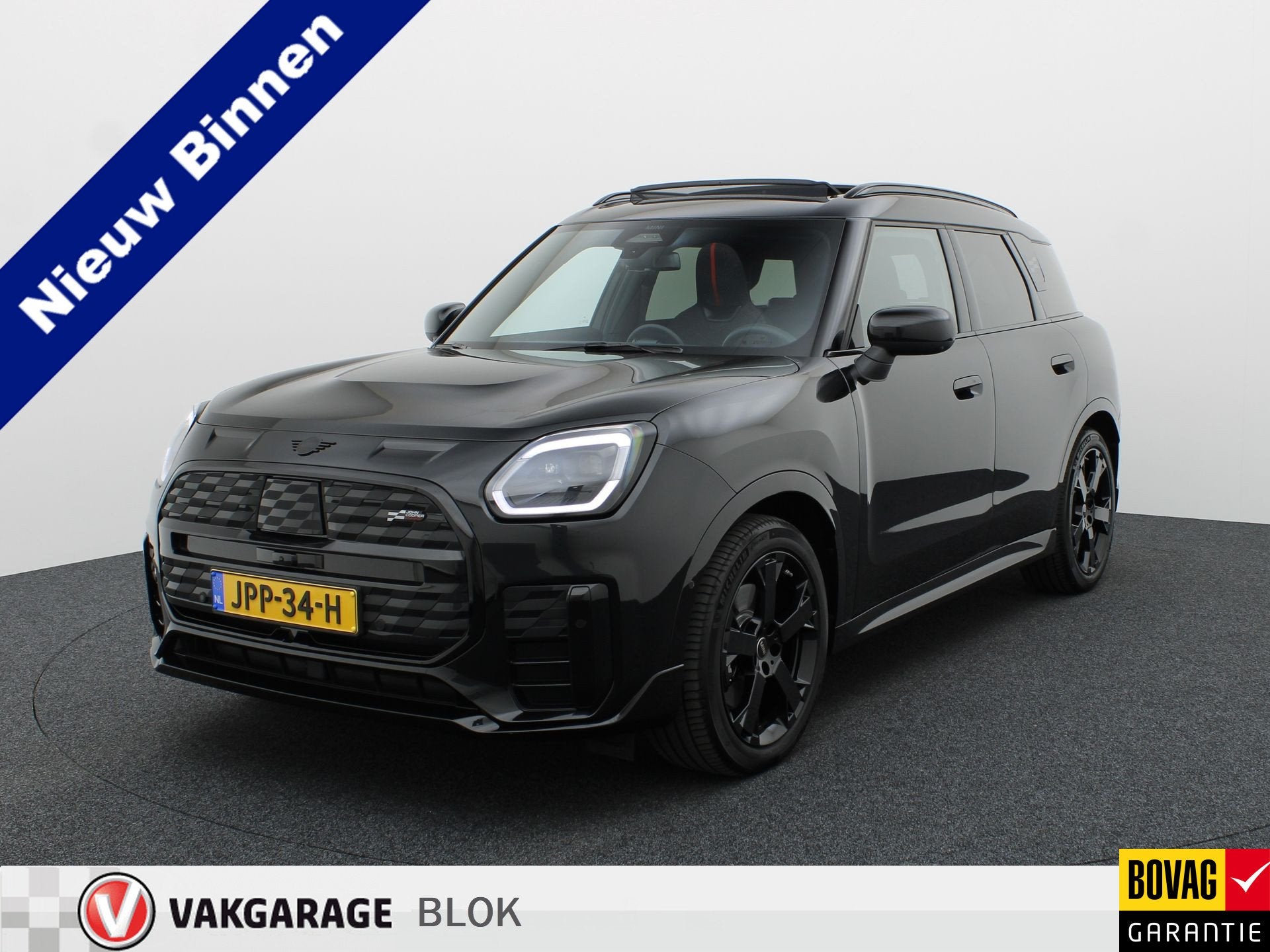 MINI Countryman E John Cooper Works L 66.5 kWh | JCW | PANO, Auto's, Gebruikt, Countryman, 429 km, Zwart