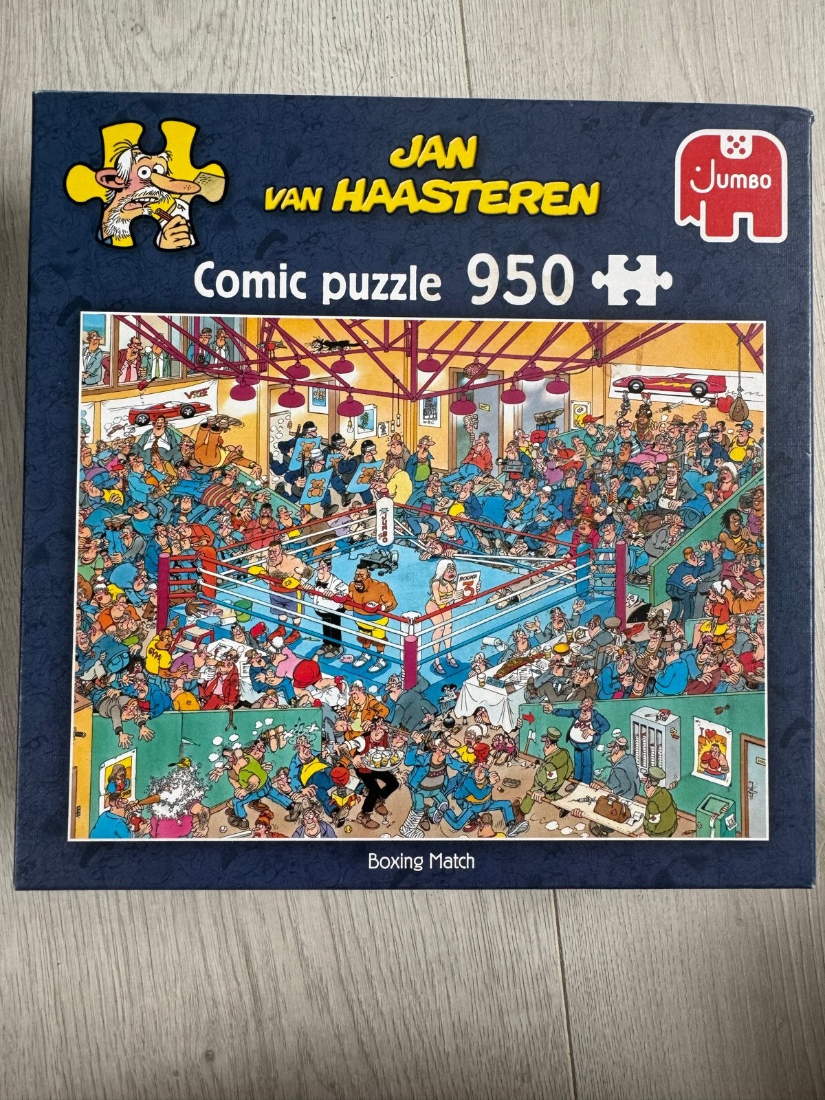 Jan van Haasteren Comic Puzzel 950 stukjes - Boxing Match, Ophalen, 500 t/m 1500 stukjes, Zo goed als nieuw, Legpuzzel