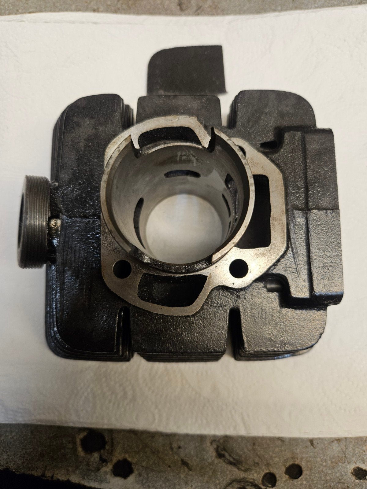Yamaha dt 50 cilinder 43 mm 60 cc., Ophalen of Verzenden, Zo goed als nieuw, Cilinder, Yamaha DT/RD 50.