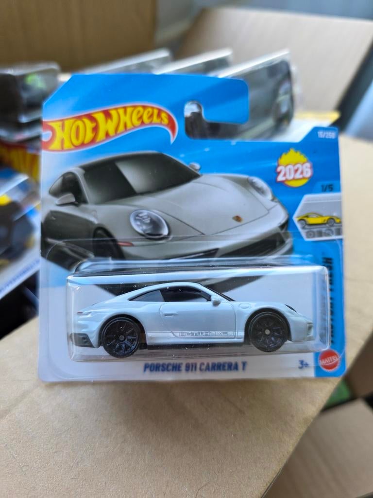 Hot Wheels Porsche 911 Carrera T - Nieuw in verpakking, Matel, Onbekend, Nieuw, Ophalen of Verzenden