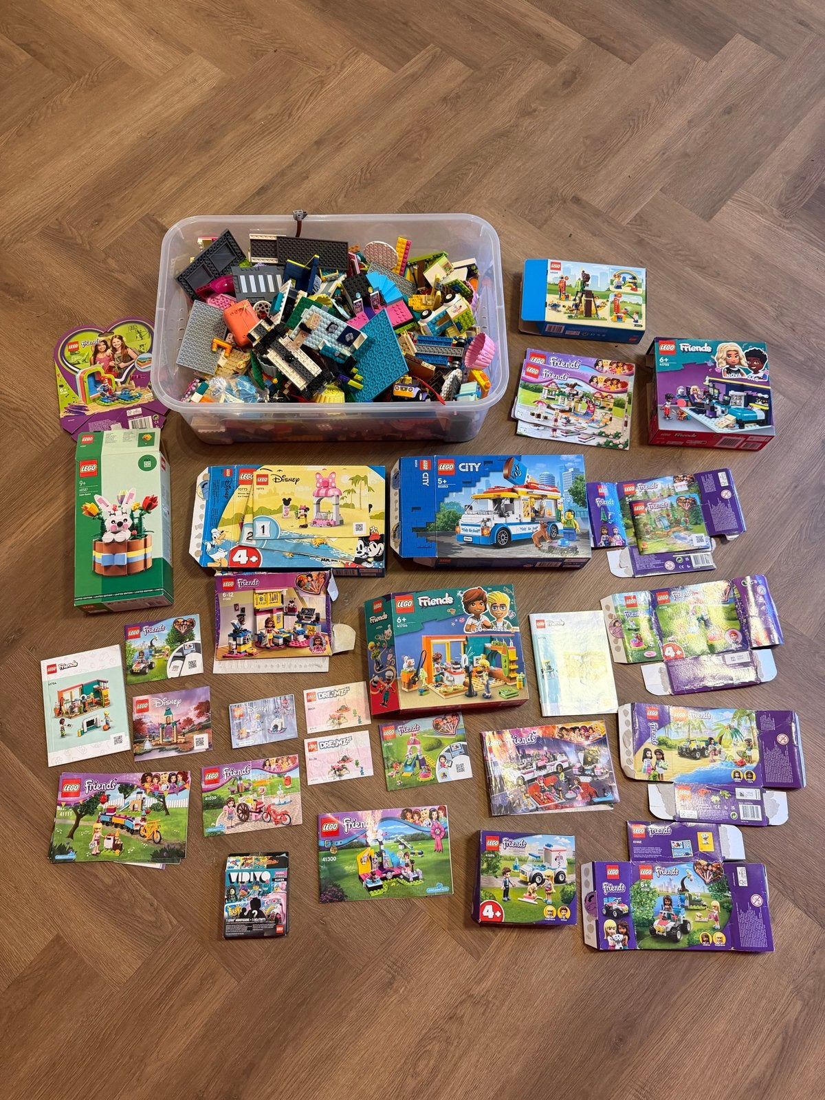 Grote partij LEGO Friends, Disney en City met handleidingen, Gebruikt, Lego, Friends, Ophalen of Verzenden
