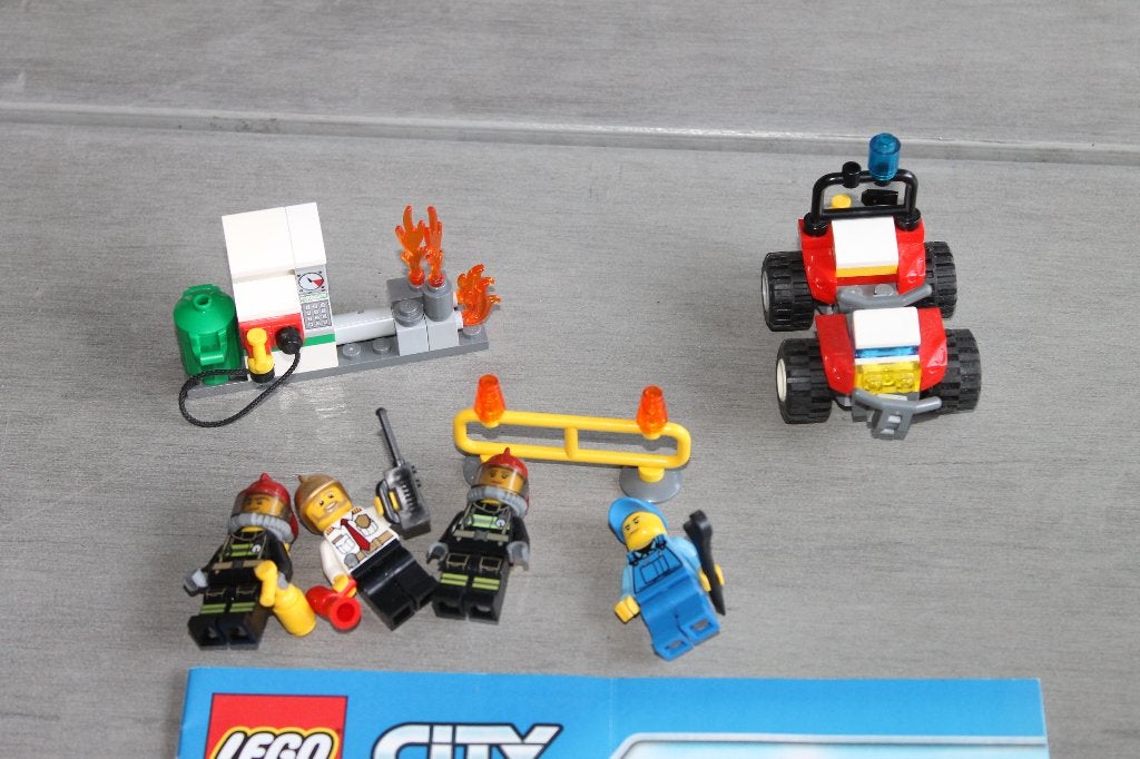 lego city brandweer startersset 60088, Compleet, City, Lego, Ophalen of Verzenden