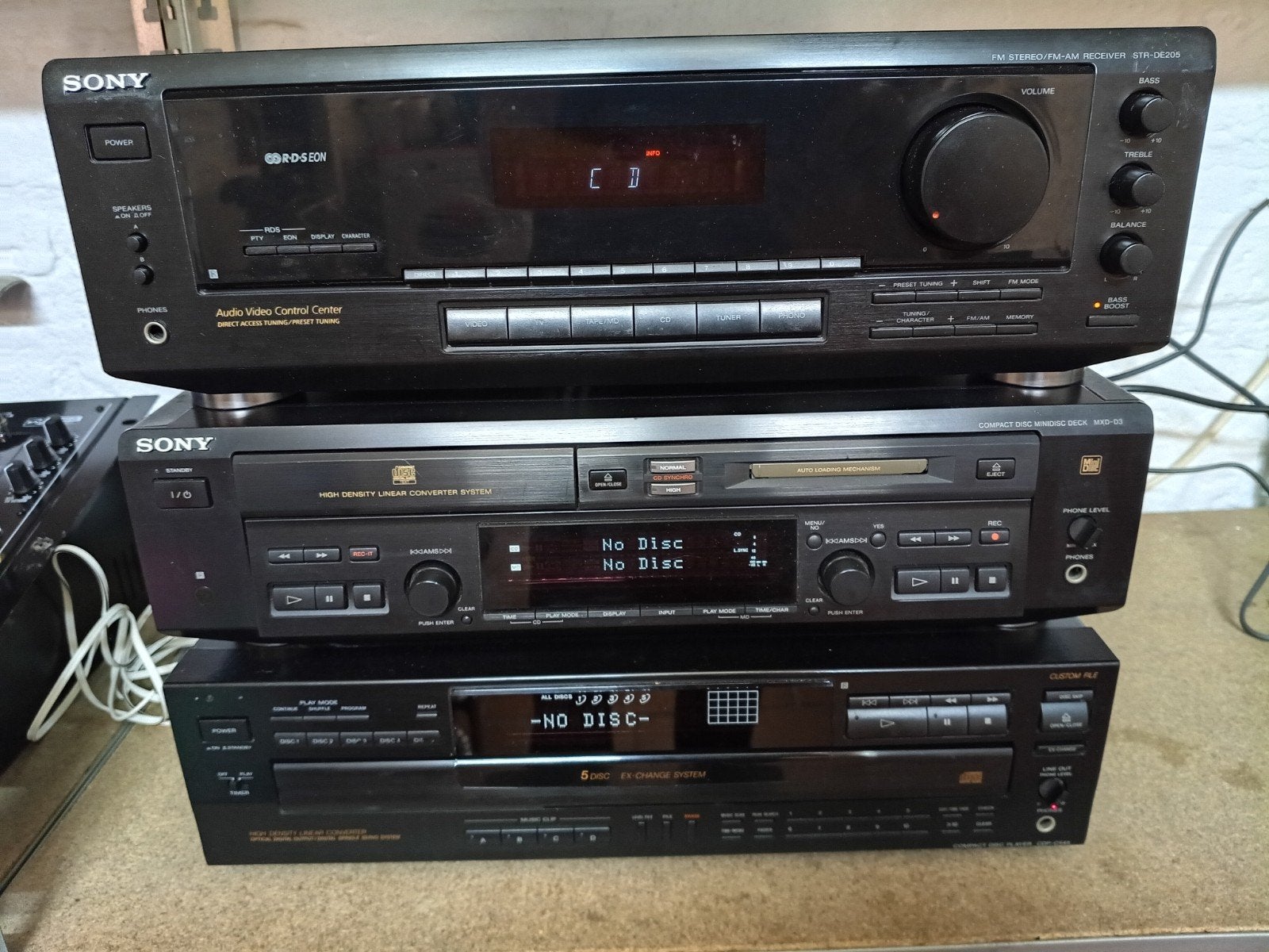 Sony stereo set, Ophalen, Gebruikt, Tuner of Radio, Losse componenten