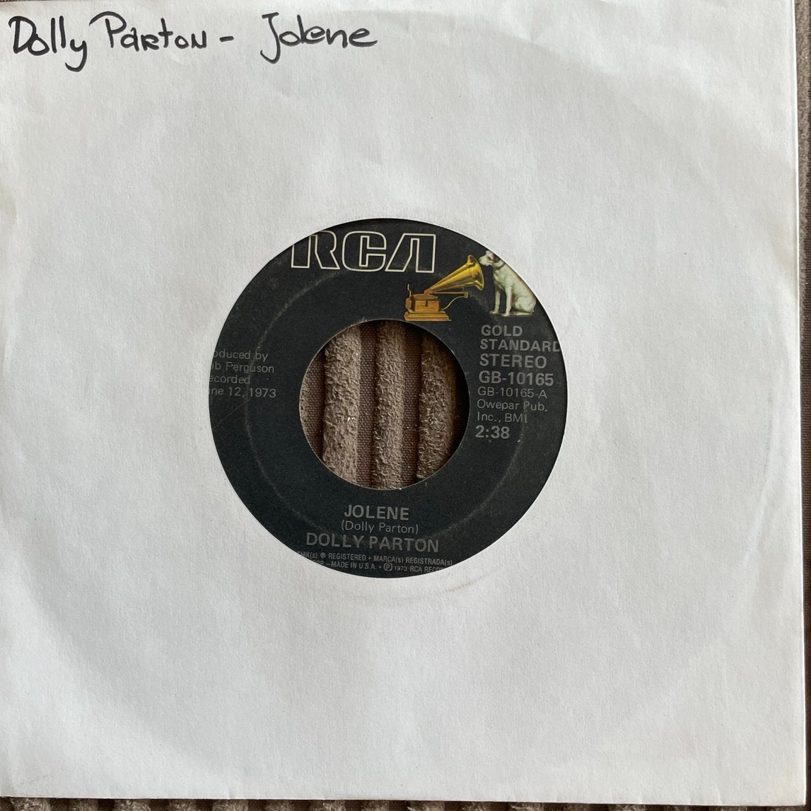 Dolly Parton - Jolene 7 inch vinyl single (1973), Gebruikt, Verzenden, Originele persing, 7 inch