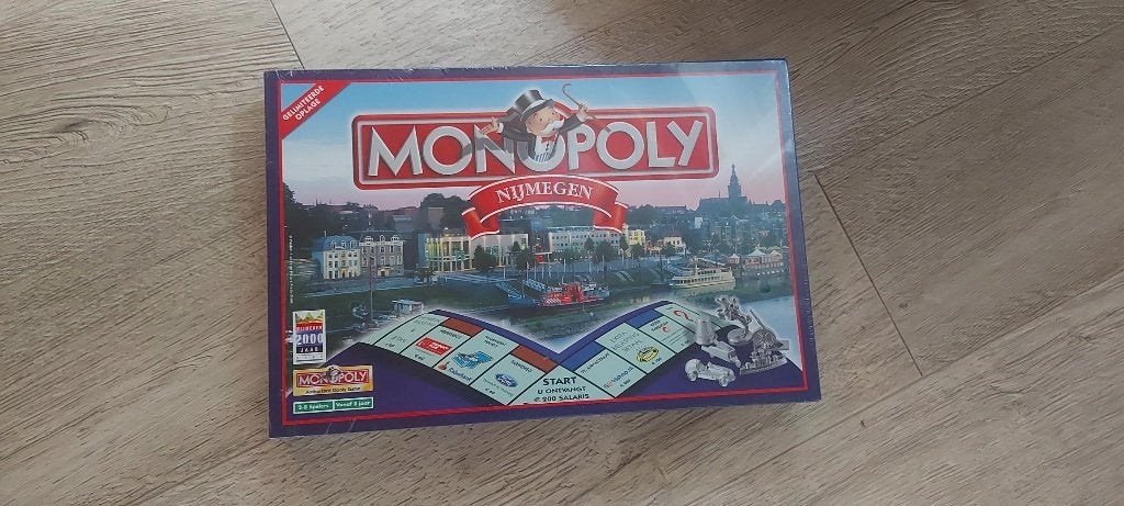 bordspel seal Monopoly Nijmegen Monopolie limited, Hobby en Vrije tijd, Een of twee spelers, Ophalen of Verzenden, Nieuw, Monopoly