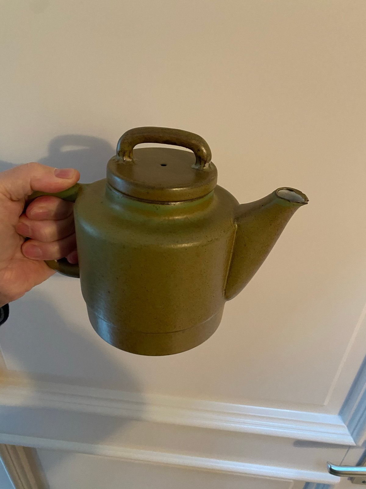 Lucie Q Bakker Theepot/Koffiekan - Schorsgroen, Ophalen of Verzenden