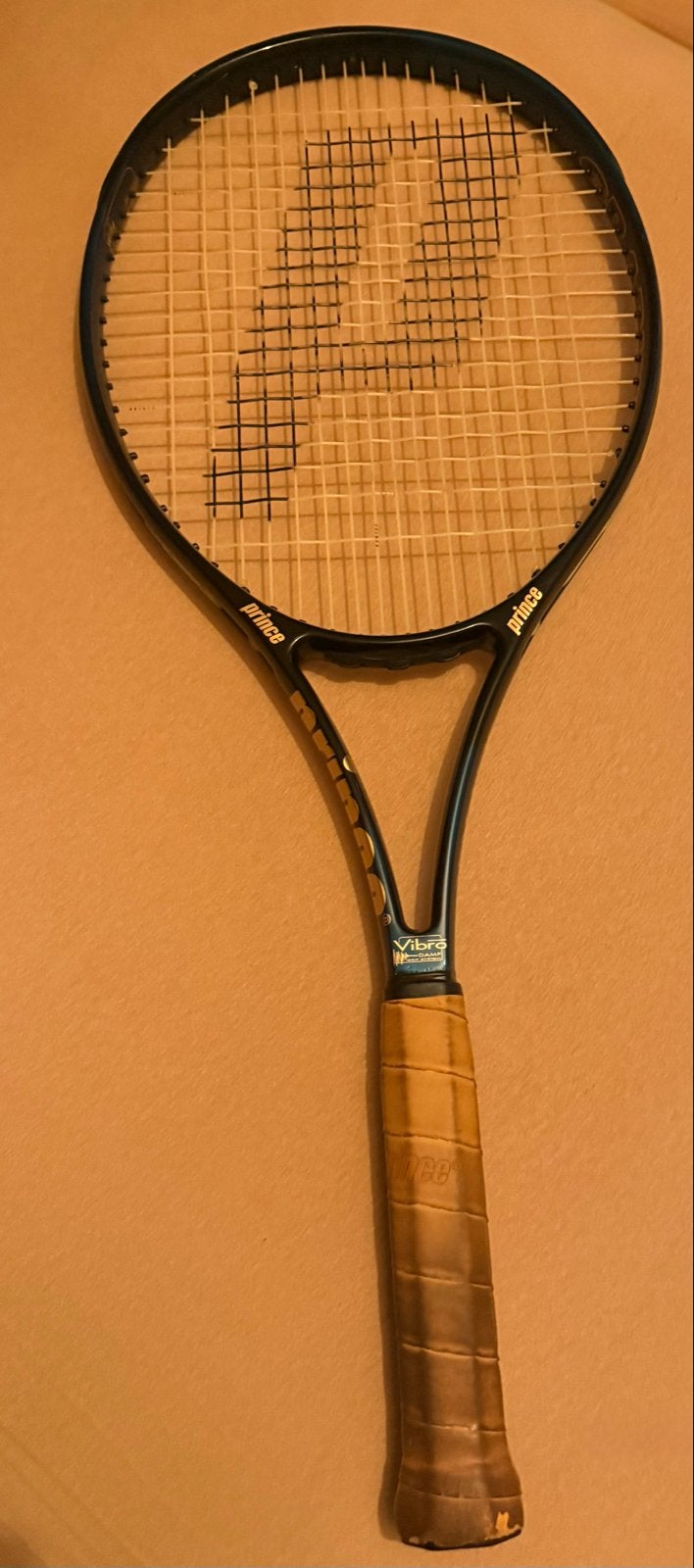Prince Graphite Sceptor Tennisracket met hoes, Sport en Fitness, Gebruikt, Prince, Ophalen of Verzenden, Racket