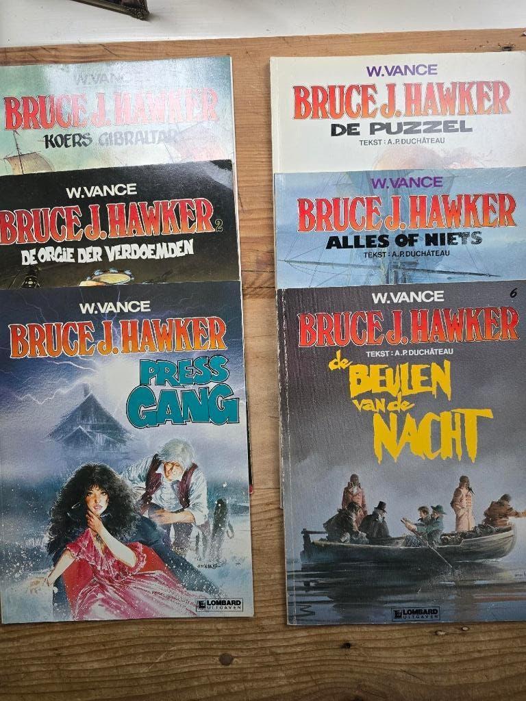 Bruce Hawker, Vance, 1 tm 6 SC, Boeken, Stripboeken, Meerdere stripboeken, Ophalen of Verzenden, Gelezen
