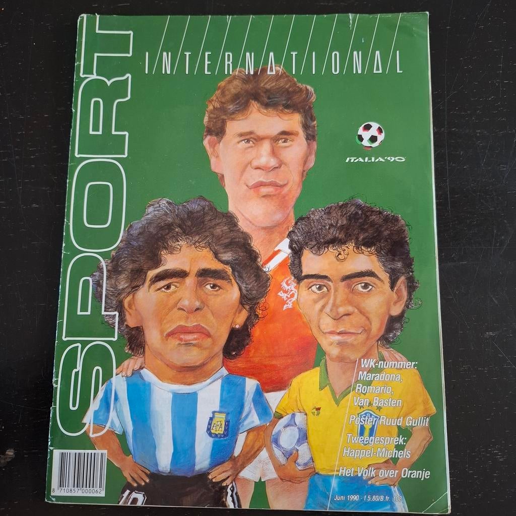 Sport International WK-nummer Italië '90 Maradona Gullit, Boeken, Ophalen of Verzenden
