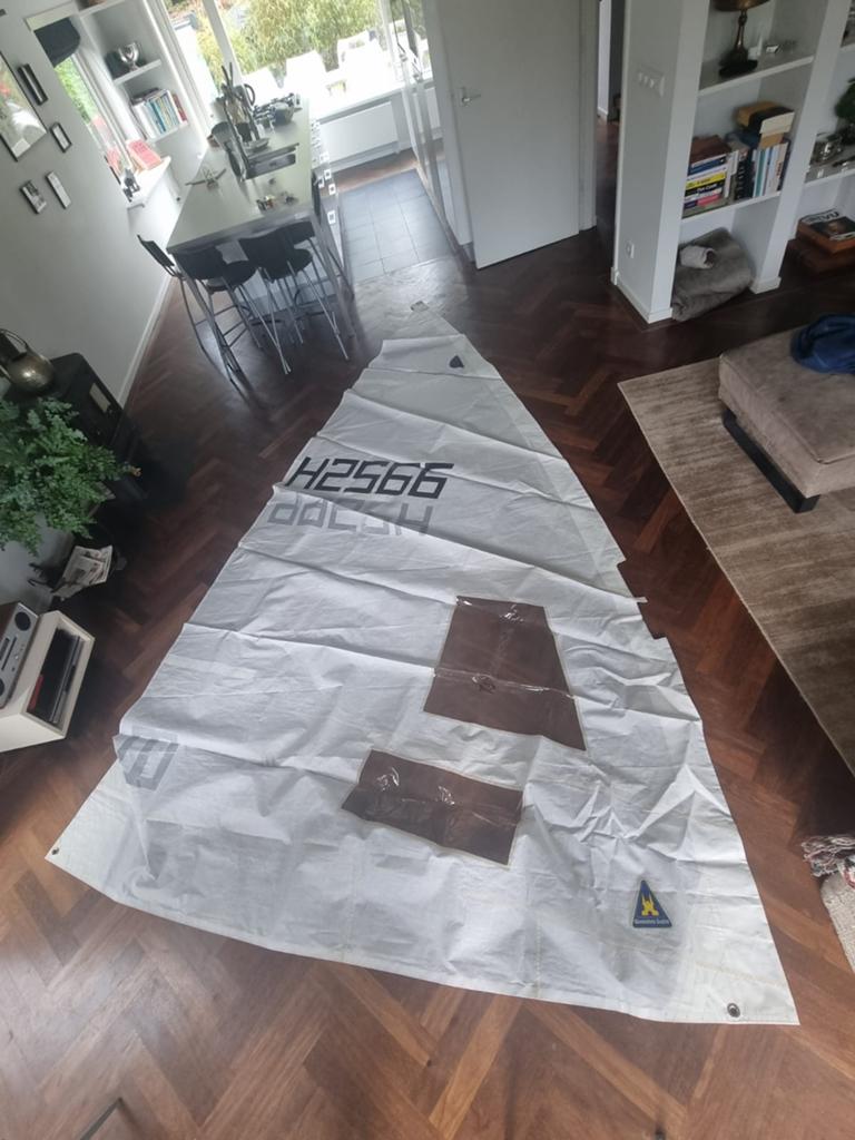 Gaastra Divisie 2 windsurfzeilen en kleinere zeilen met tas., Minder dan 3 meter, Gebruikt, Minder dan 15 m², Overige typen