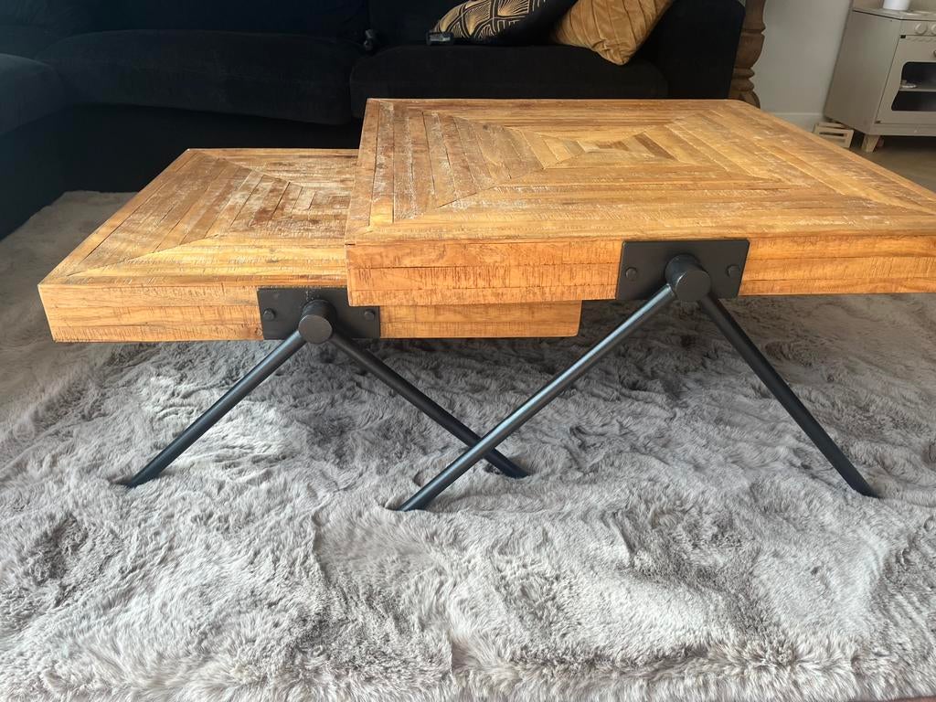 Salontafel, Huis en Inrichting, Ophalen, 50 tot 100 cm, Vierkant, 50 tot 100 cm