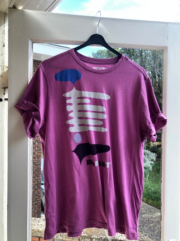 Isabel Marant Etoile leuk zomers T-shirt mt L als M, Maat 38/40 (M), Verzenden, Korte mouw, Roze