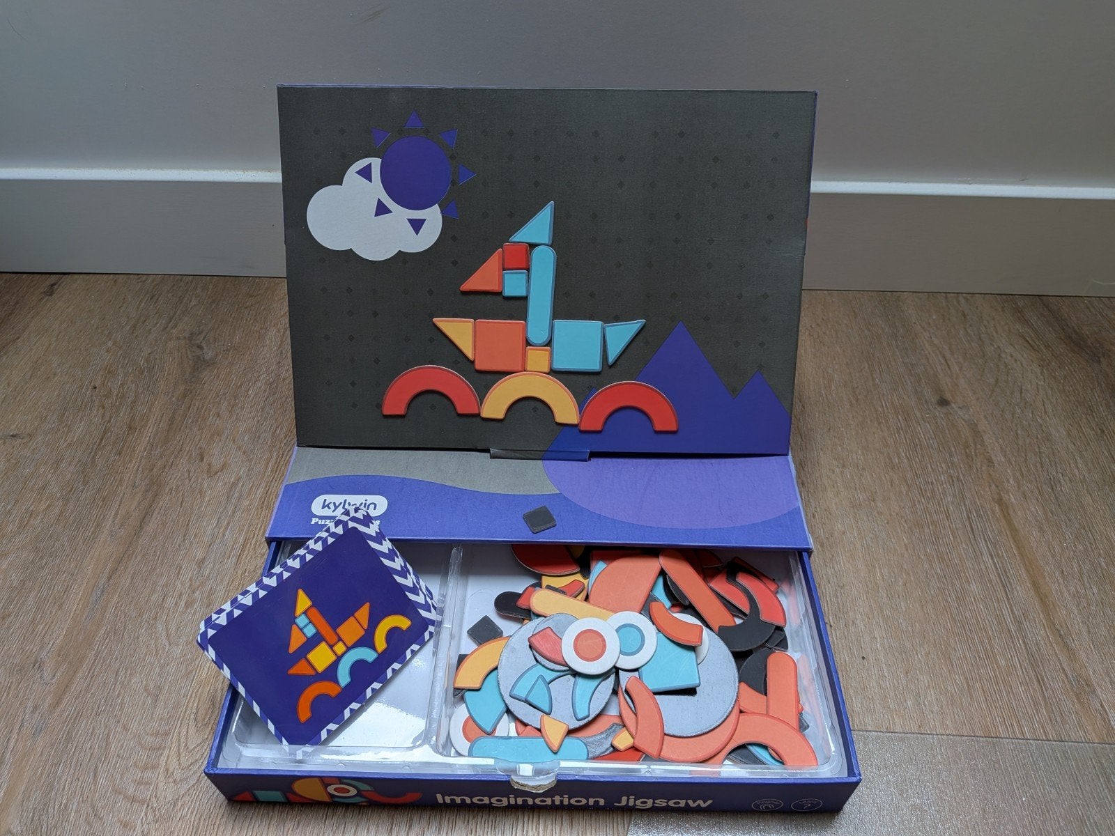 Magneet Collage Puzzel, Ophalen of Verzenden, Meer dan 50 stukjes, Gebruikt, 2 tot 4 jaar